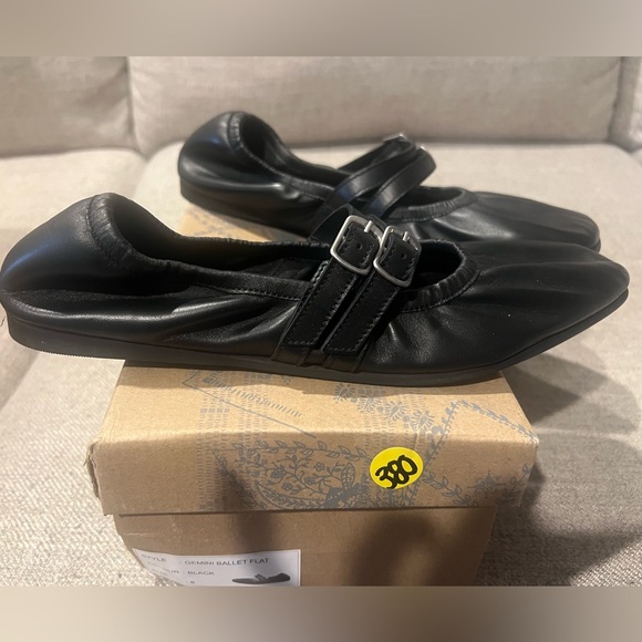 women's free people Gemini black ballet flats size 8 - Picture 9 of 9